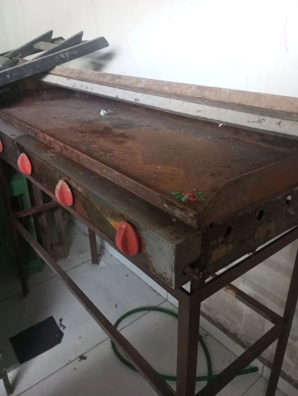 Chapa para lanches a gás 