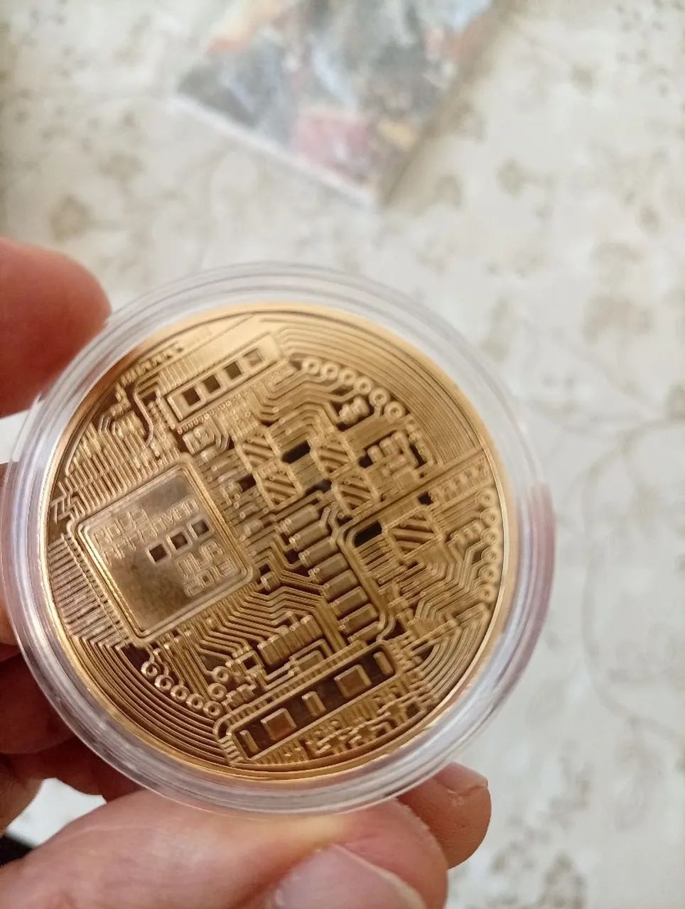 Moeda BITCOIN para Colecionador. NOVA. - Foto 2