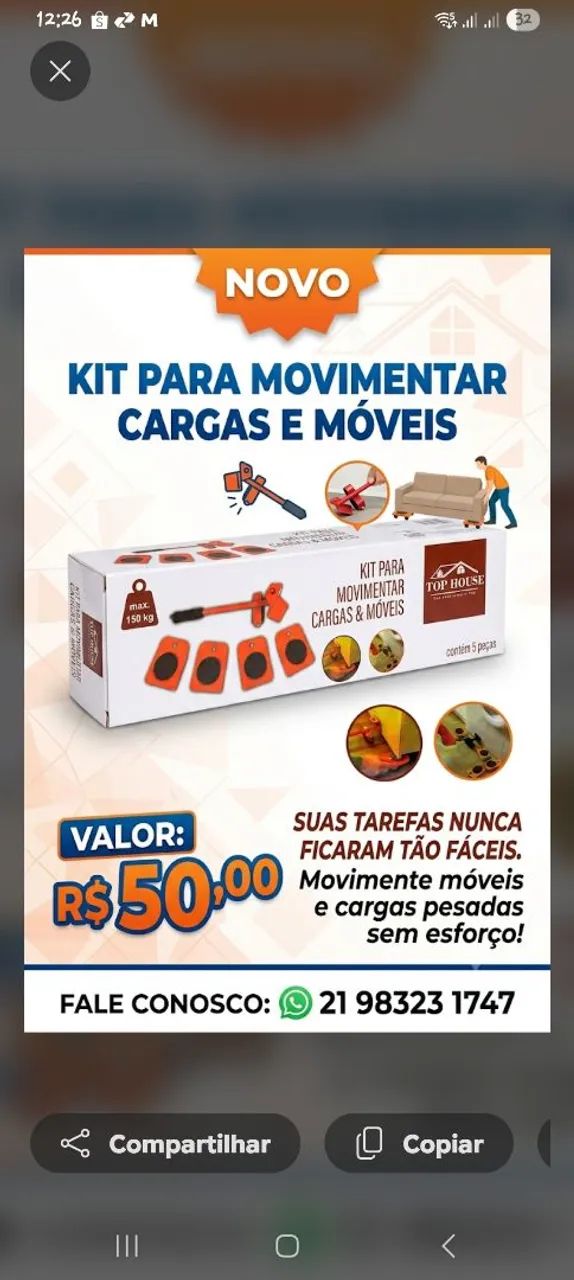 Kit para movimentar Cargas e Móveis  - Foto 5