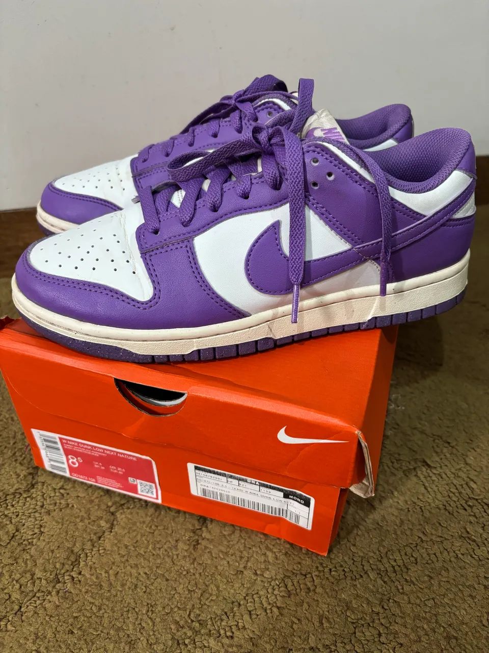 Nike Dunk Roxo tamanho 38 