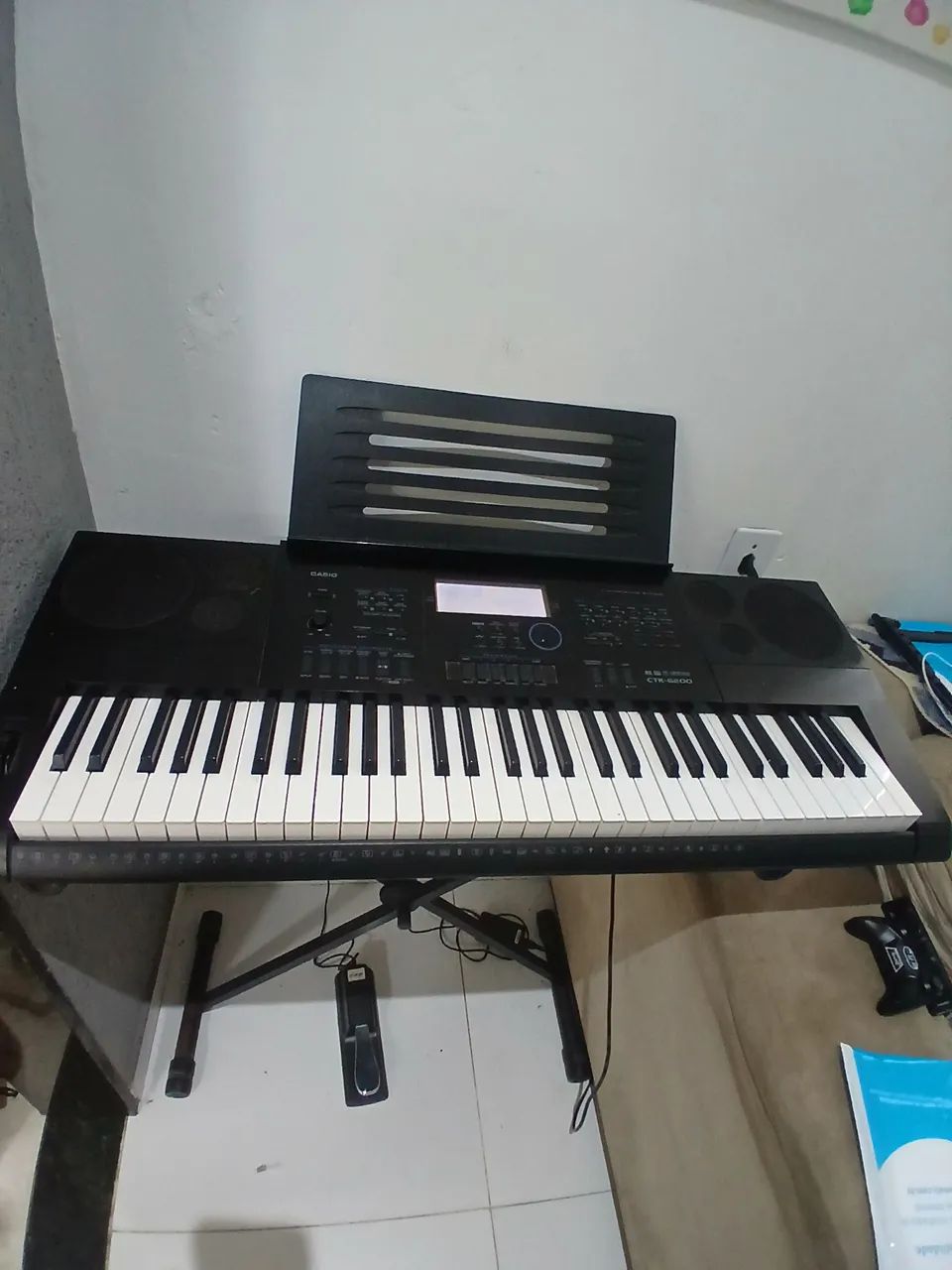Teclado Cássio CTK-6200 perfeito e sem marcas - Foto 2