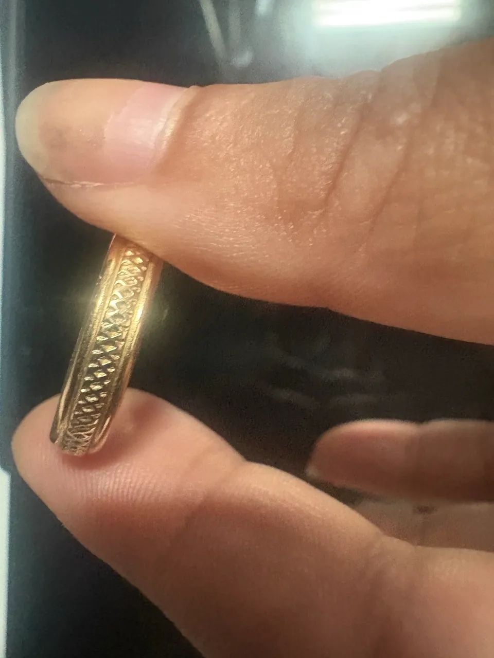 Aliança Rommanel banhada a ouro 18k Cód. 510916  - Foto 3