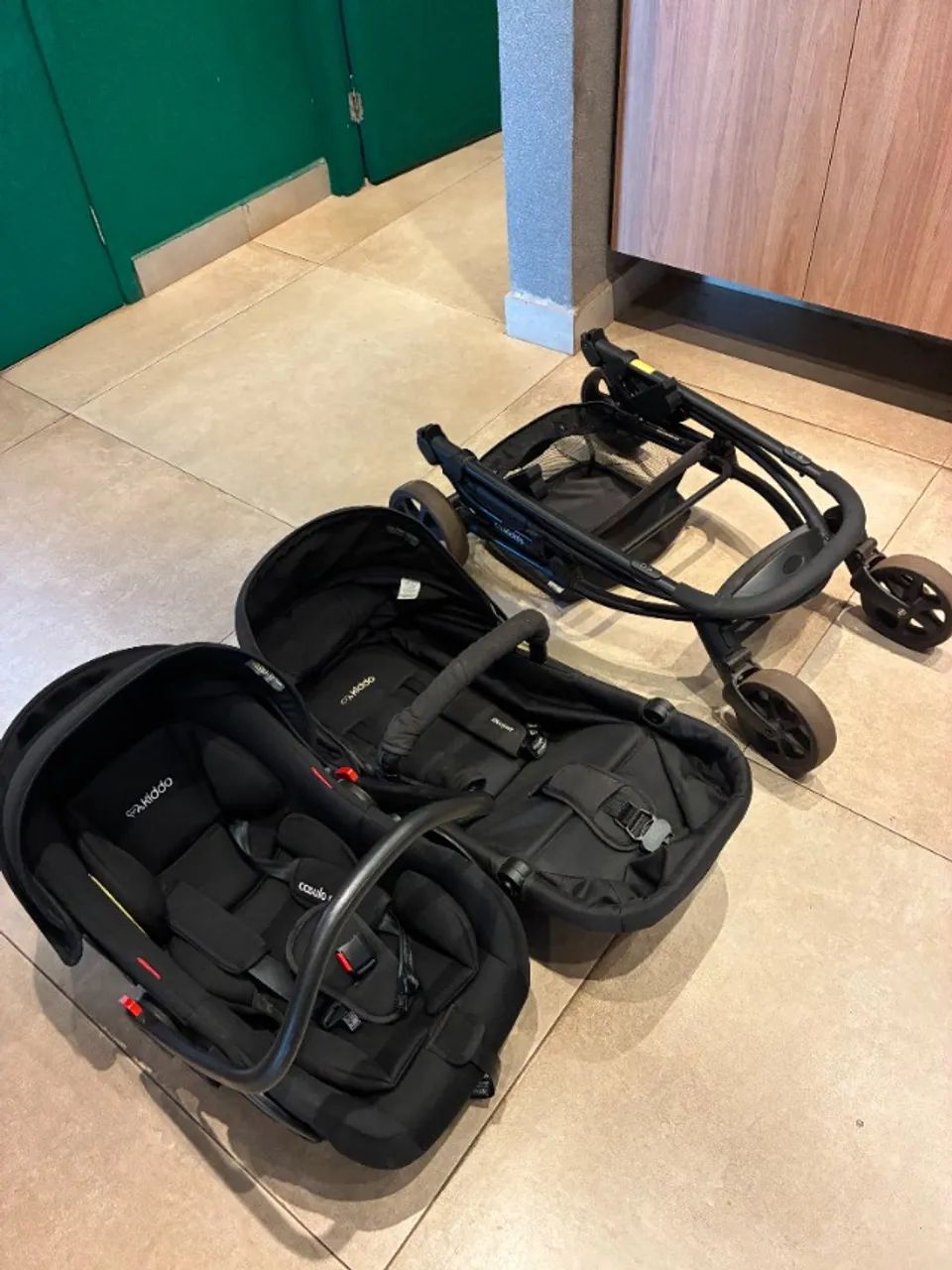 CARRINHO KIDDO PRIMA TRAVEL SYSTEM COMPLETO - Foto 2