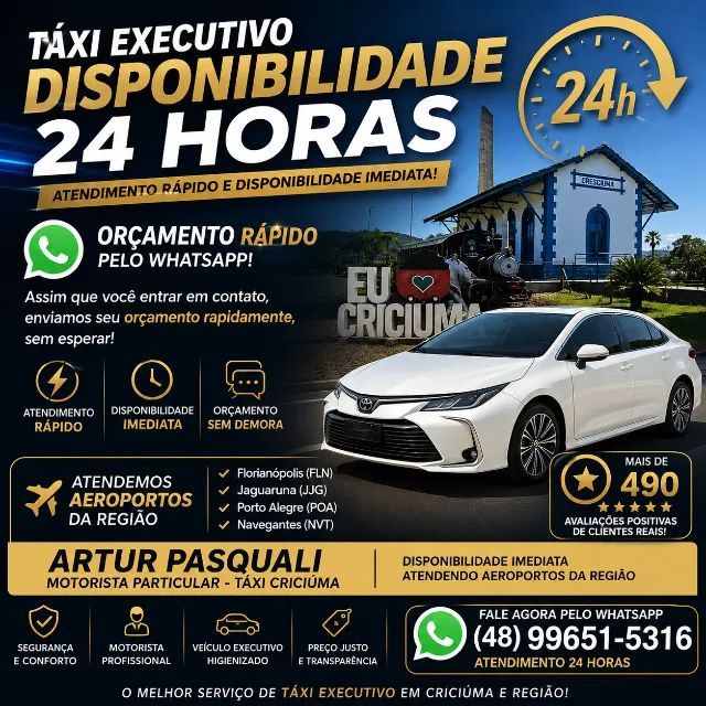 Táxi Executivo Criciúma - Artur Pasquali 