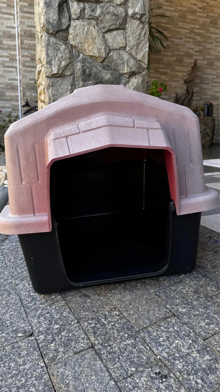 Casinha para cachorro HIGIENIZADA porte médio (até 56cm altura) - Foto 2