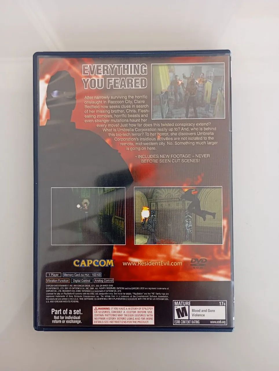 Resident Evil: Code Veronica X - Jogo Original PS2. - Foto 2
