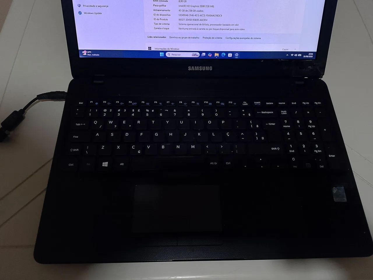 Notebook Samsung - Intel Core i3 - Foto 2