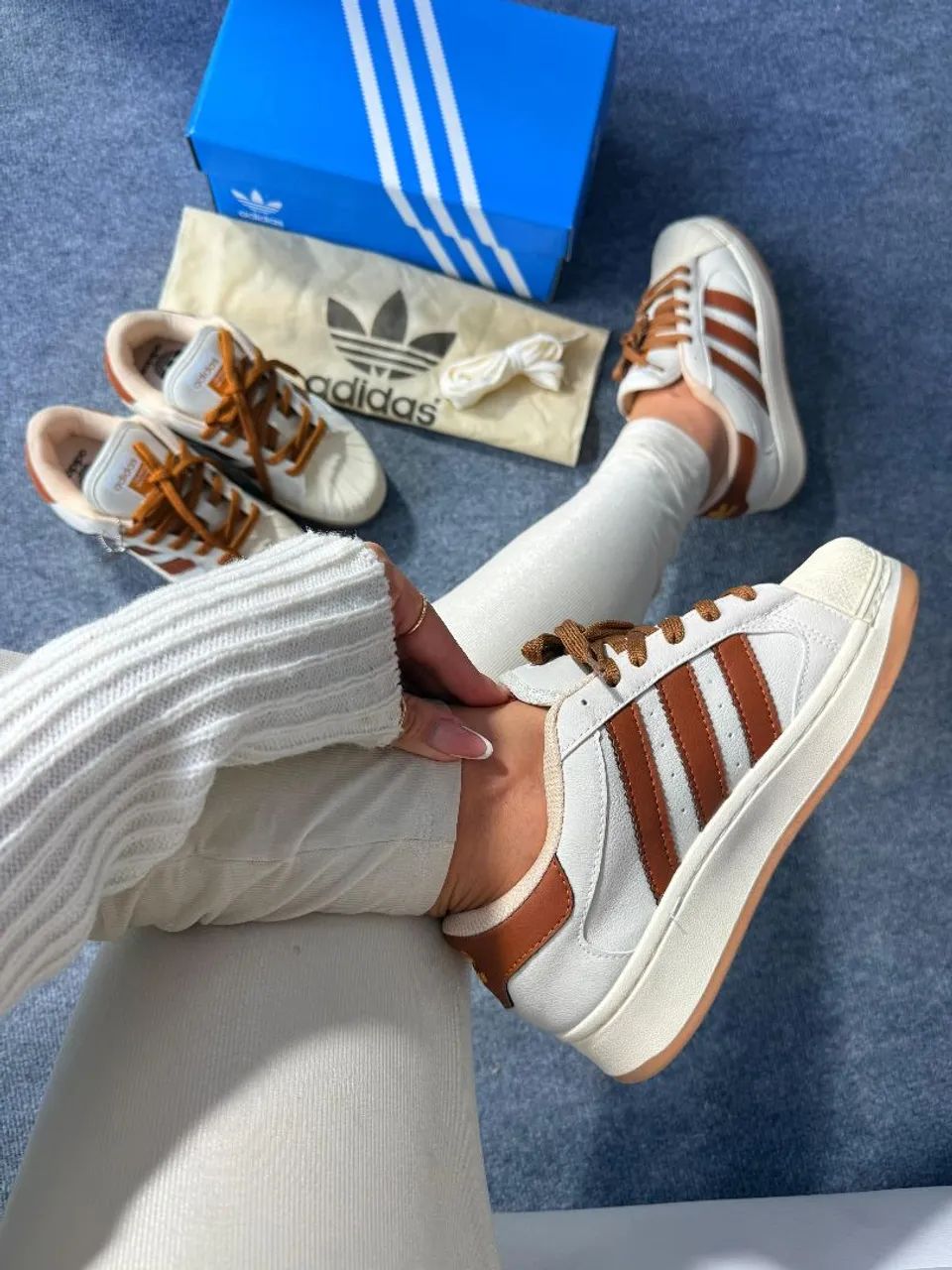 Tênis Adidas Super Star Plataforma  - Foto 2