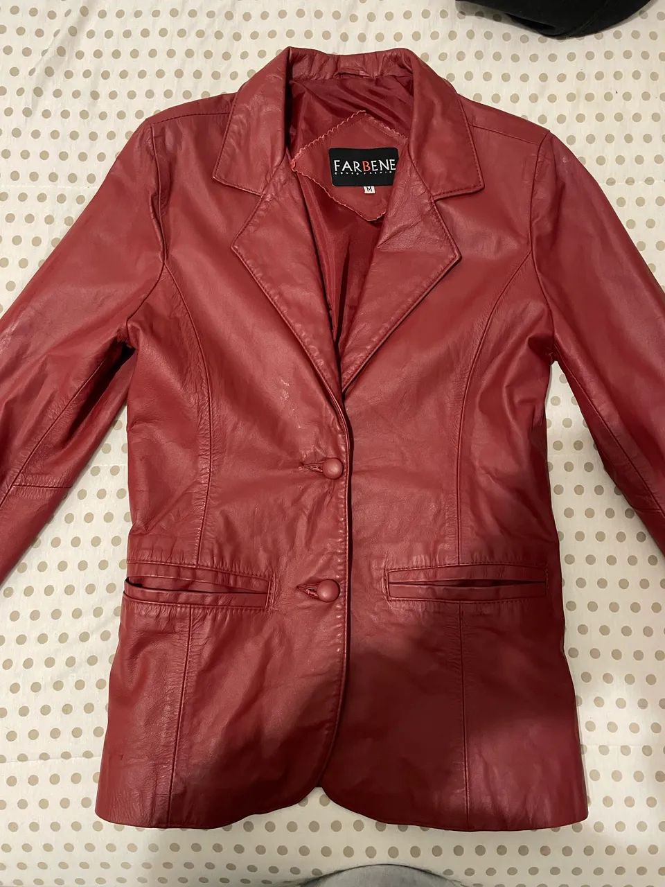 Blazer 100% couro tam. M