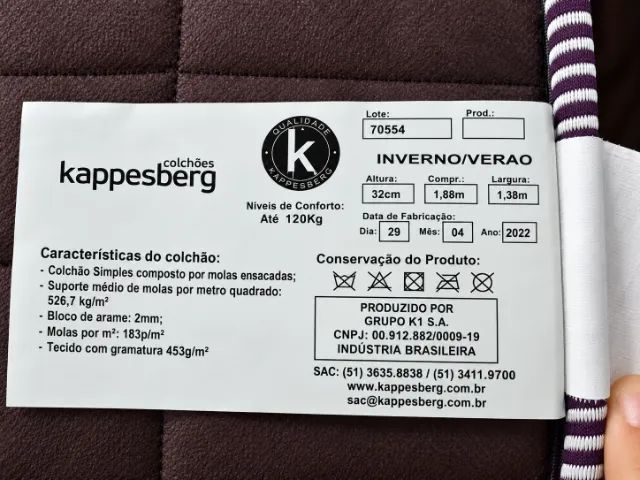 Base cama box e Colchão Kappesberg  - Foto 4