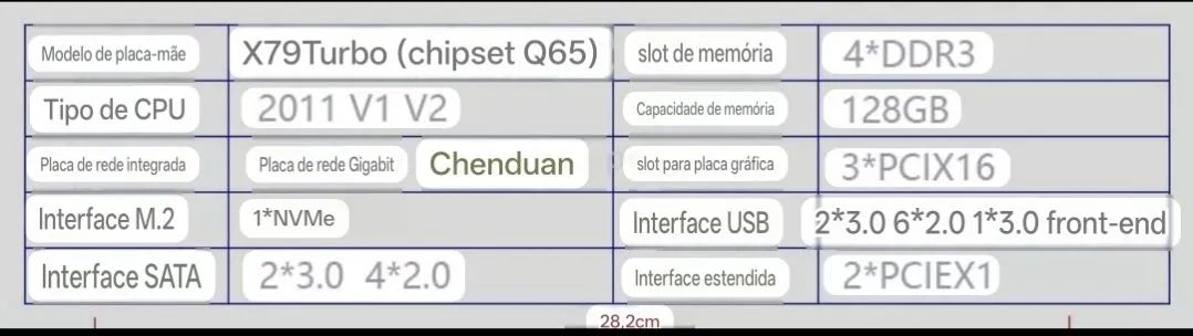 Placa mãe X79 turbo - Foto 3