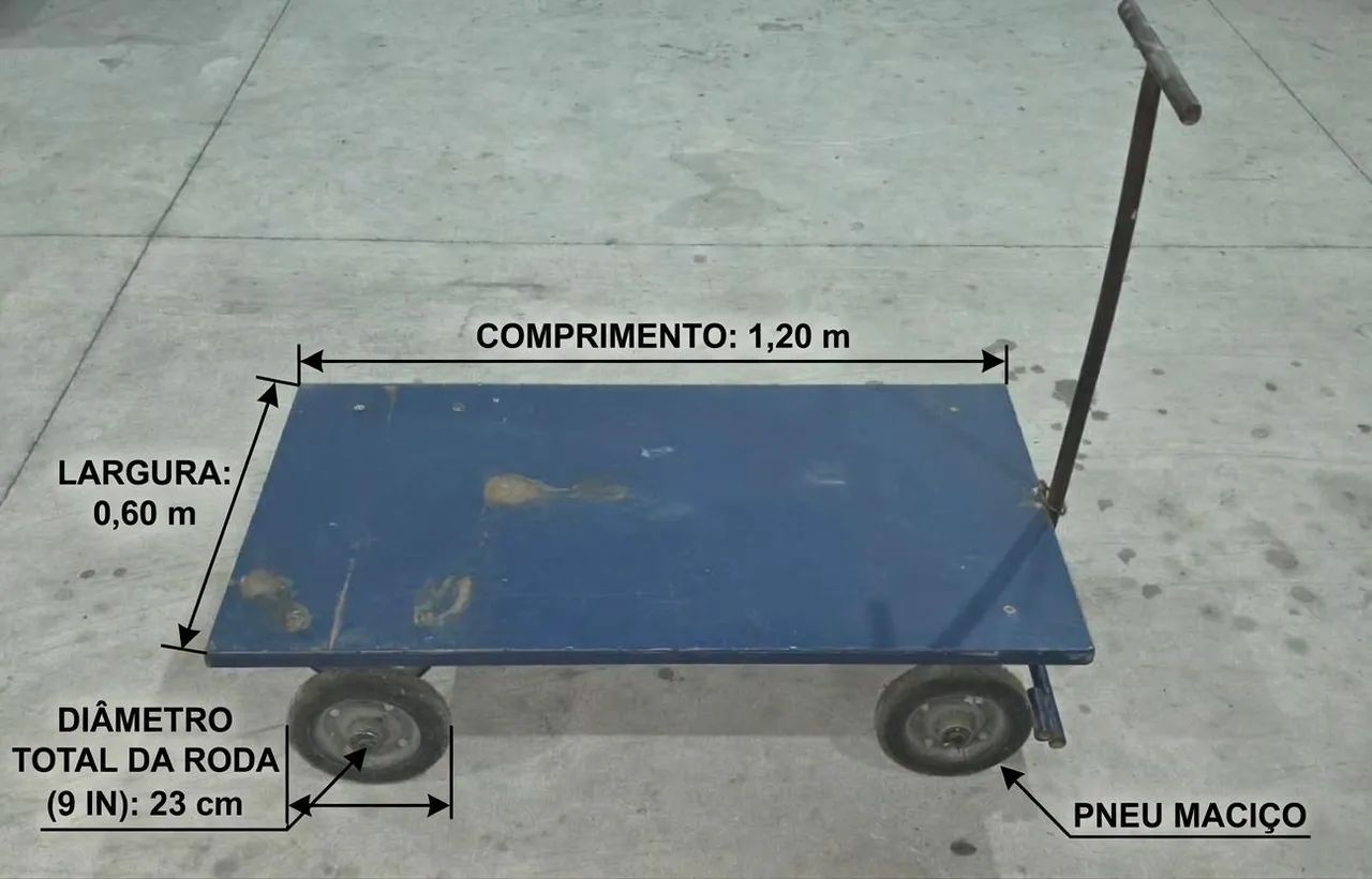 Carro Plataforma Industrial de Carga