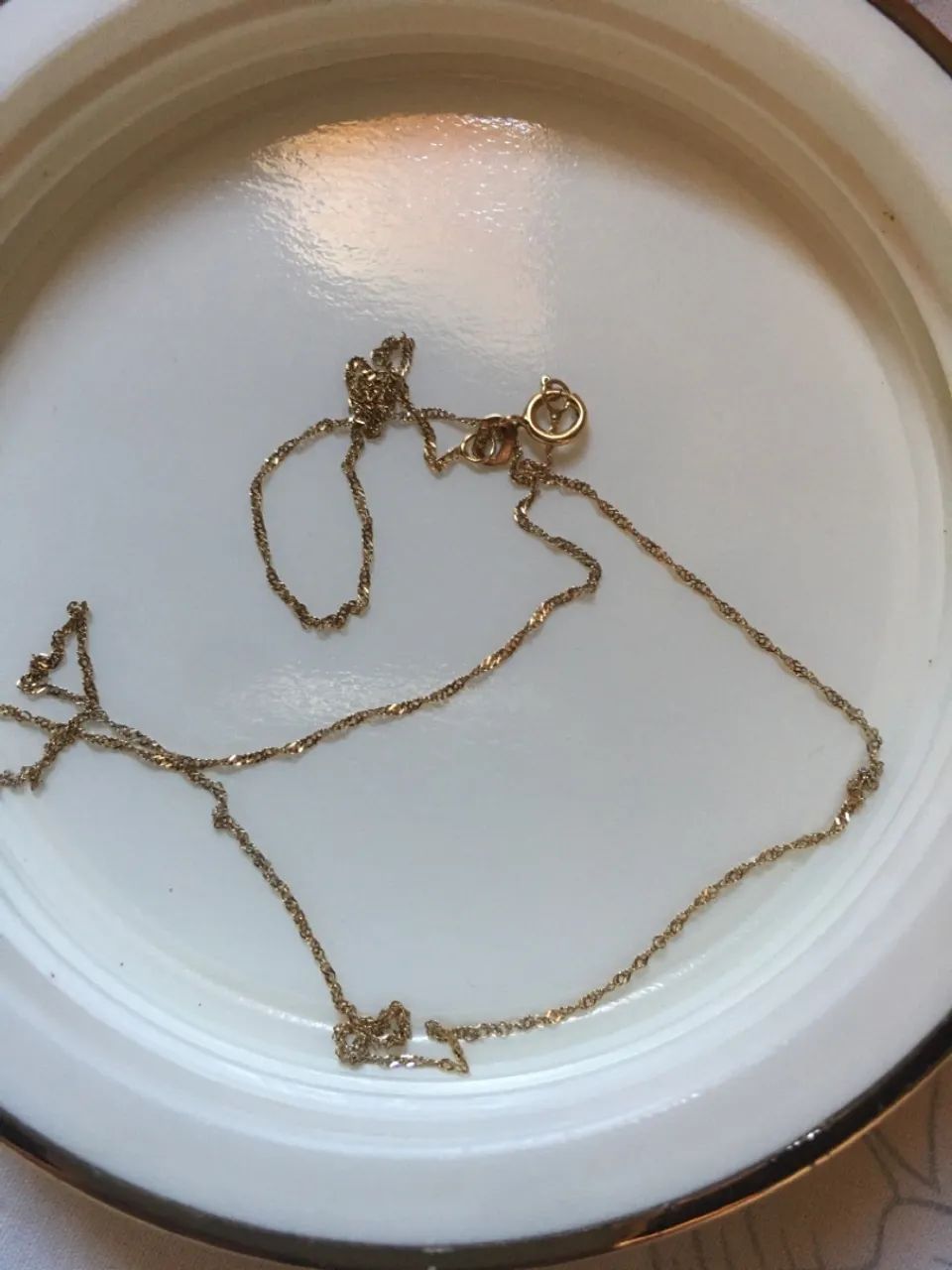 Cordão de ouro 18 k