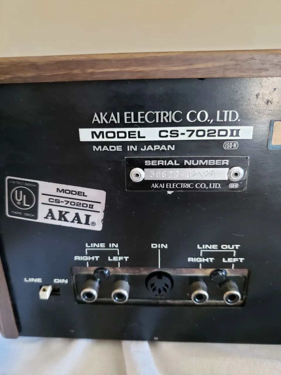 Tape deck AKAI CS-702D II - Foto 3