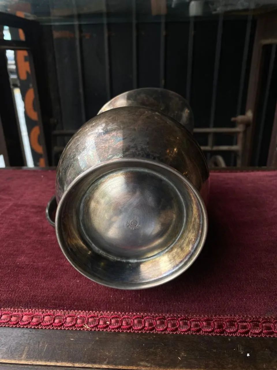 Antiga jarra em banho de prata (ref:210) - Foto 4