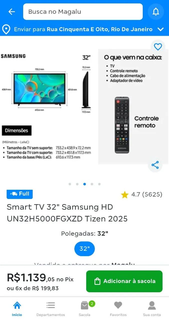 Smart tv samsung 32 - Foto 3
