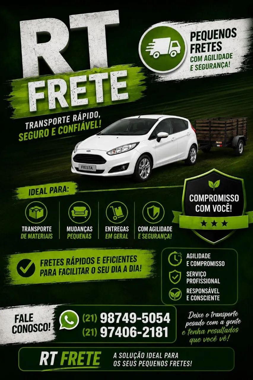 Pequenos fretes com carretinha 