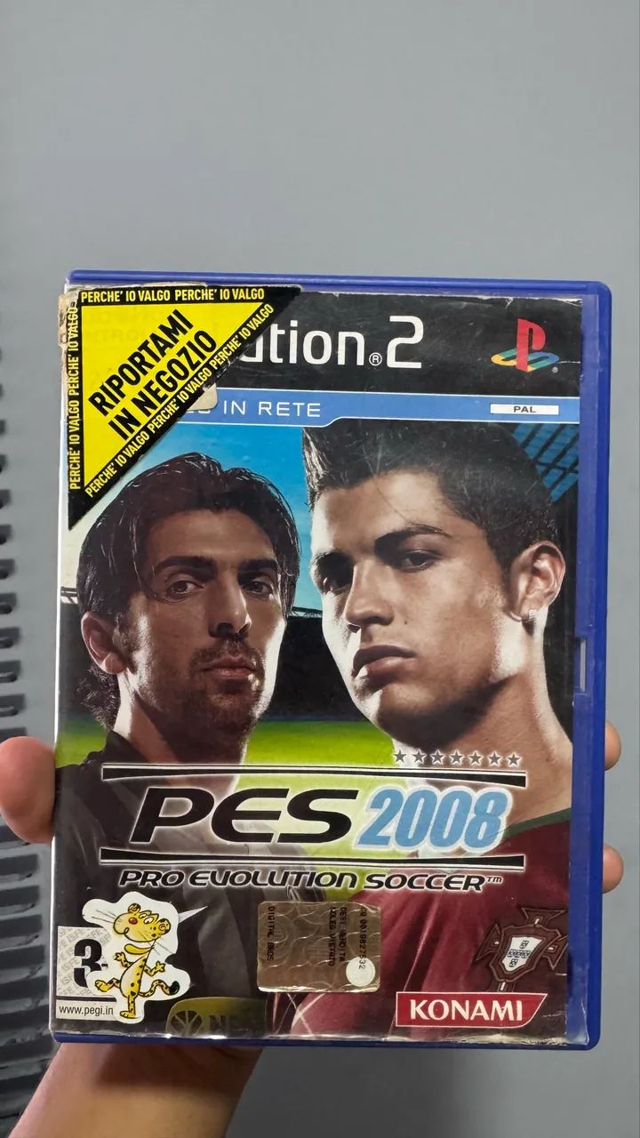 Jogo de PS2: PES 2008