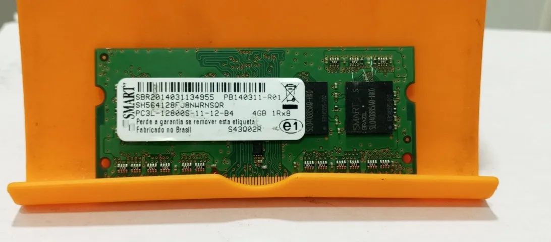 Memória RAM 04 GB DDR3 para notebook da marca SMART.   - Foto 2