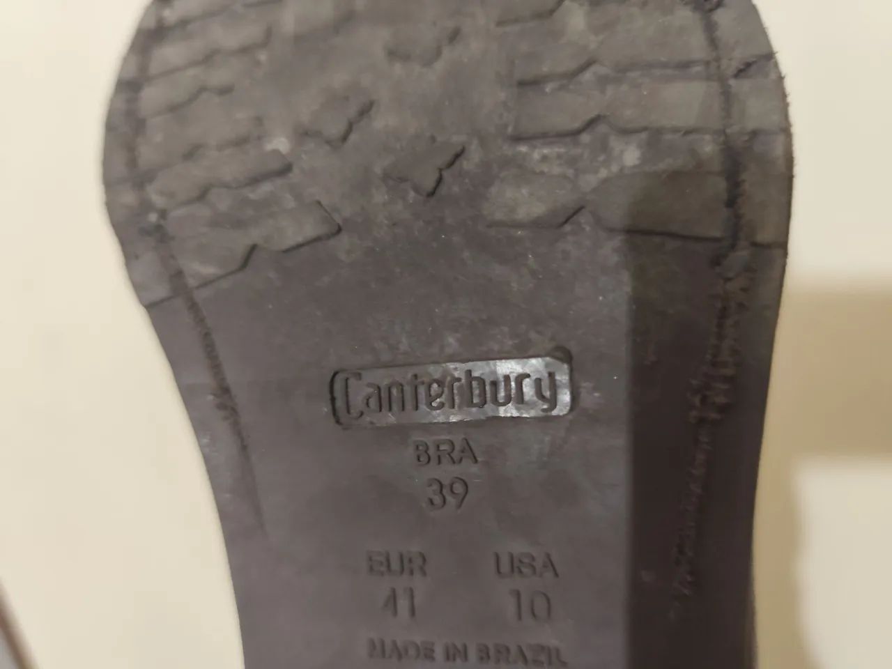 Par bota montaria couro marrom  - Foto 3