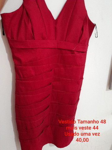 olx vestido vermelho