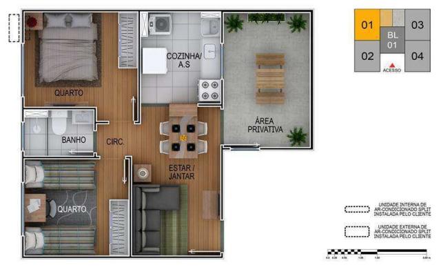 Residencial Porto dos Canários - Apartamento 2 quartos em Porto Alegre, RS - ID3884 - Foto 4
