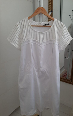 vestido branco 46