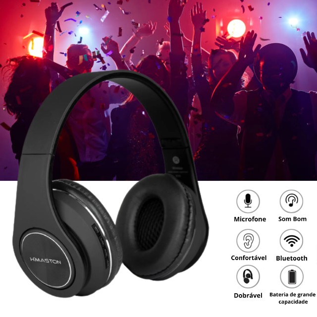 Fone de Ouvido Headphone Sem Fio Bluetooth B39 Extra Bass Fones