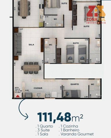 Apartamento com 1 dormitório à venda, 24 m² por R$ 139.000,00 - Jacumã - Conde/PB - Foto 11