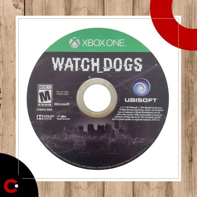 Mídia Física Jogo Watch Dogs Xbox One Novo Em em Promoção na