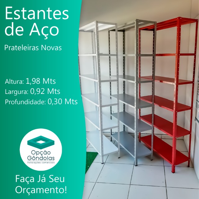 Estantes de Aço | Material Direto da Fábrica
