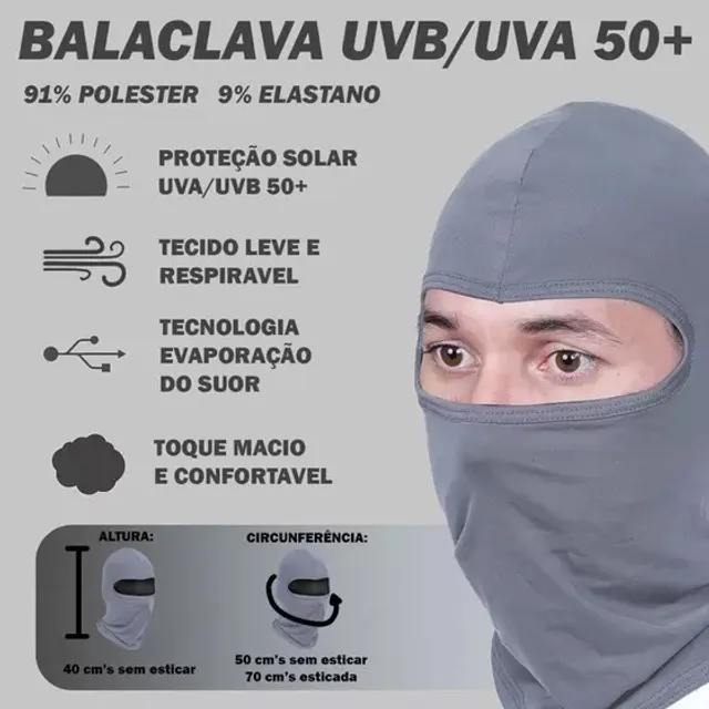 Balaclava Touca Masculino Tatica 21 Gorro Tecido Elastico