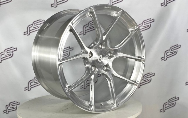 Rodas Gisa FF6800 Forged P/ 911 Aço Escovado 5x130- 20x8,5 e 20x11,5 - Foto 3