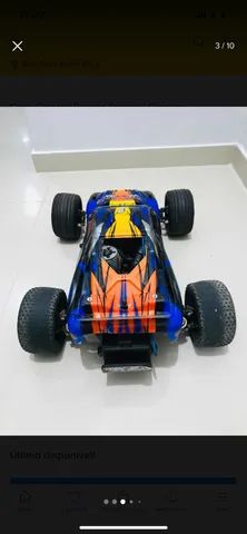 Carro de corrida de controle remoto Traxxas Nitro Slash 1:10