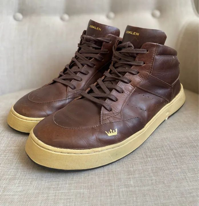 Tênis Osklen Marrom 41 - Foto 2