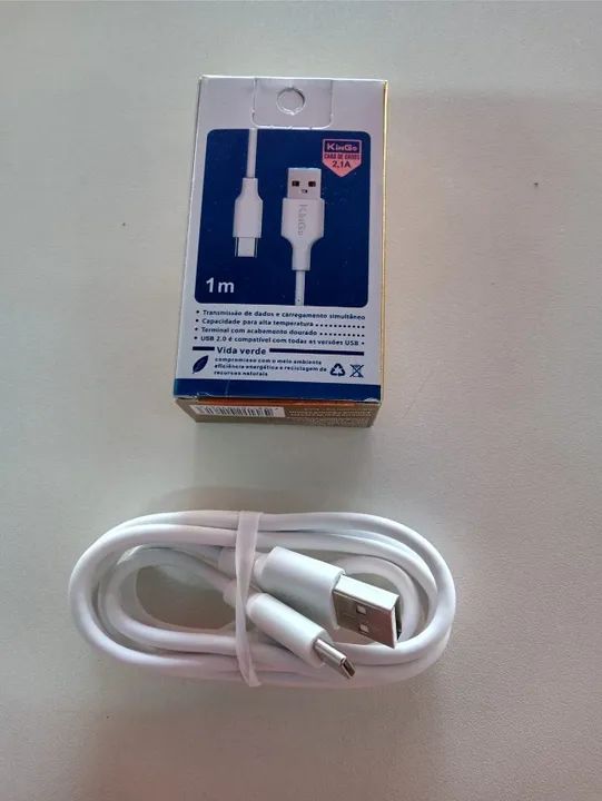 Cabo USB p/ Celular Tipo-C KINGO  - Foto 2