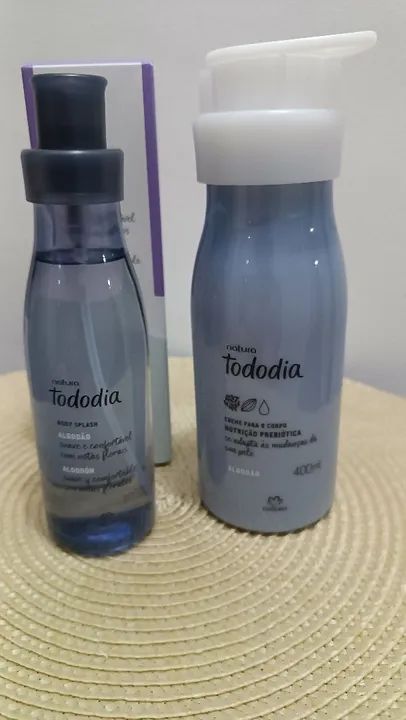 Kit Tododia Manga Rosa e Água de Coco - Body Splash e Creme para o Corpo - Foto 2