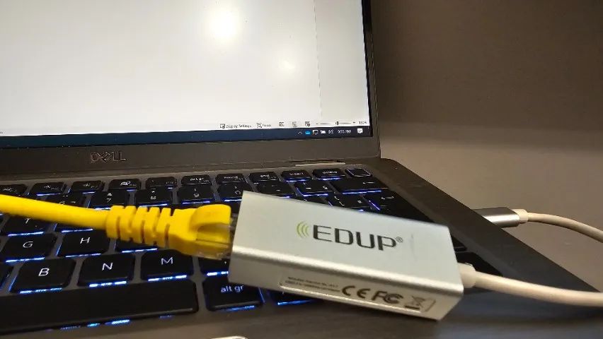 Adaptador de Cabo Ethernet RJ45 para USB Tipo C - Foto 4