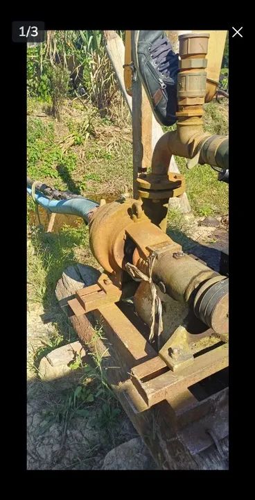 Conjunto motor e Bomba d'água e motor