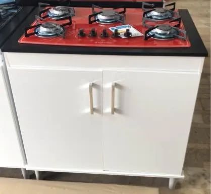 Balcão para cooktop fogão 2 portas - Foto 3