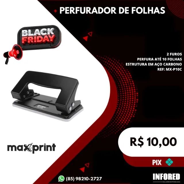 Perfurador de folhas MX-P10C