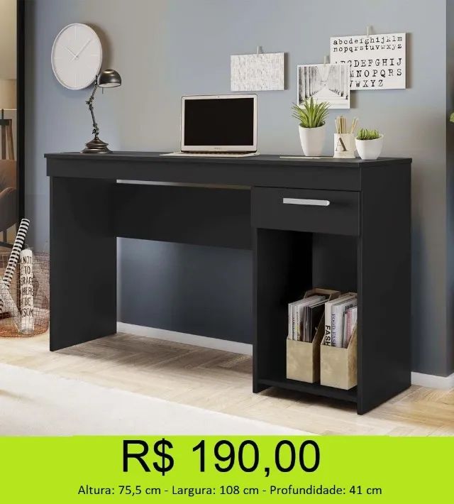 Mesa escrivaninha a pronta entrega  - Foto 4