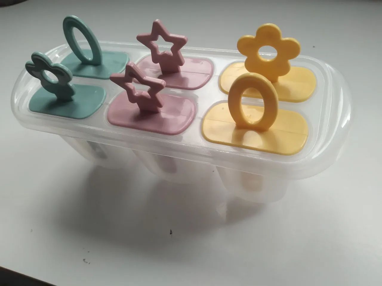 Forma Forminhas para Picolé Nova Colorida de Plástico <br><br><br><br> - Foto 3