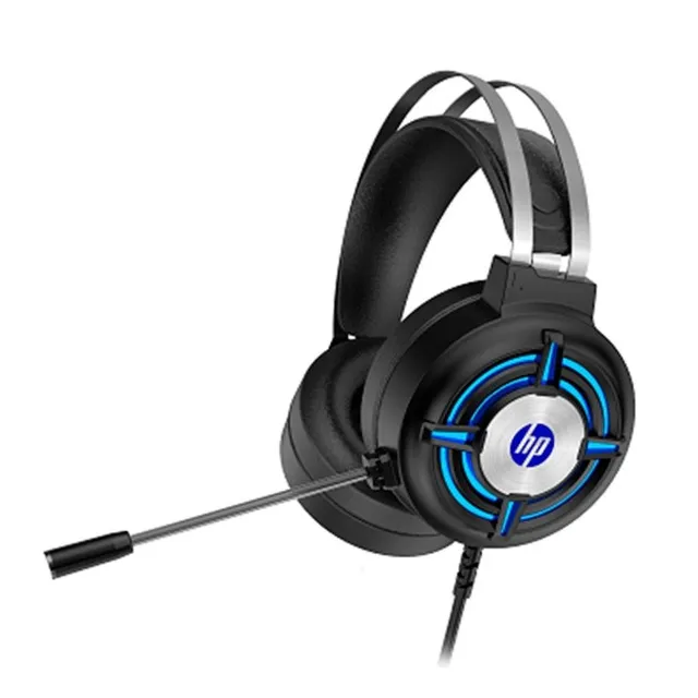 Headset Gamer HP H120 P2 c/ Led c/ Adaptador P3 - WZetta