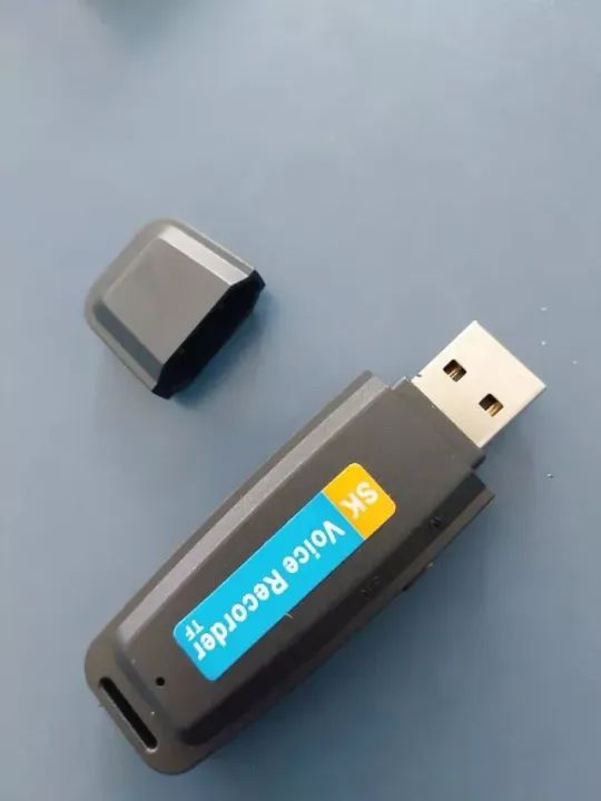Gravador De Voz E Áudio Digital USB Espião, formato pen drive