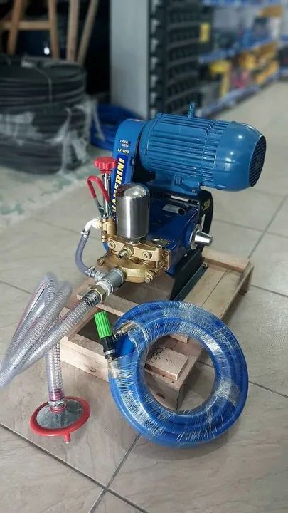Lavadora Industrial Lava Jato LJ500 Motor WEG 5HP Trifásico 220/380V com Mangueira 10 Chia - Foto 2
