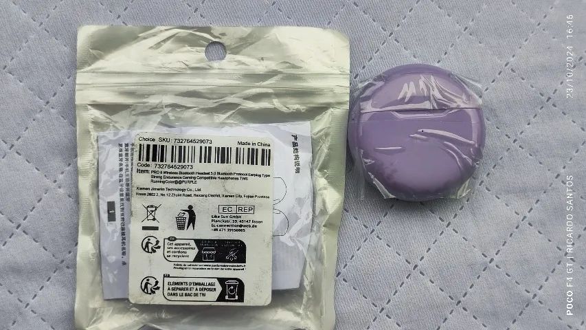 Fone de Ouvido PRO 6 Sem Fio Bluetooth Headset 5.0 - Foto 2