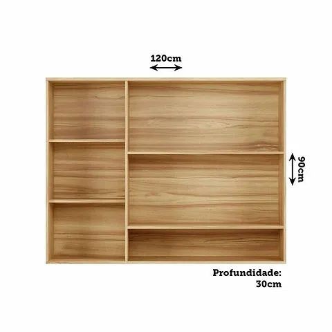Armario Aéreo 3 Portas Napoli Prime, 100% MDF - Ronipa - Foto 3