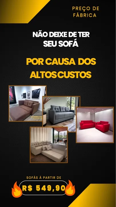 Vários modelos a sua escolha apartir de $550,00 várias cores 