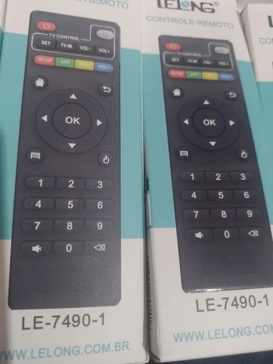 Controle remoto para tv box 